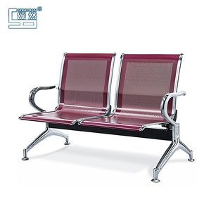 Poltrona per Lounge Airport Lounge mobili Chaises a 3 posti colore grigio sedia da <span class=keywords><strong>ufficio</strong></span> 2 posti - Product Image 3