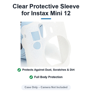 Étui souple en silicone pour appareil photo <span class=keywords><strong>Instax</strong></span> <span class=keywords><strong>Mini</strong></span> 12 Glitter, sacoche de protection pour appareil photo numérique, <span class=keywords><strong>mini</strong></span>-housse pour appareil photo - Product Image 6