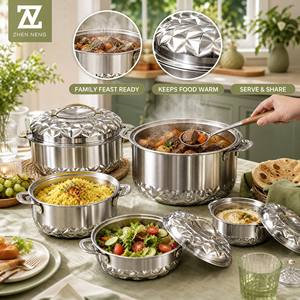Juego de Utensilios de Cocina de Acero Inoxidable Zhenneng, 6 Piezas, Olla para Guisos, Olla para Sopa, con Tapas, para Cocina y Camping - Product Image 3