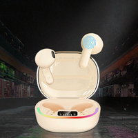 Earbud TWS Stereo HiFi 5.3 ENC Latensi Rendah, Headphone In-Ear, Pengisian Daya Tipe C untuk Gaming dan Perjalanan