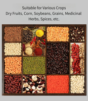 Moulin à céréales pour maïs, riz, soja – Idéal pour usage domestique et petites exploitations agricoles – Broyeur de céréales pour la production d'aliments pour animaux