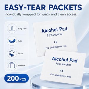 Toallitas desinfectantes desechables con alcohol al 75%, estériles, varios tamaños, pedido personalizado, stock de fábrica - Product Image 3