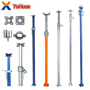 Étai de coffrage télescopique réglable en acier pour coffrage en béton, support de construction haute résistance - Product Image 1