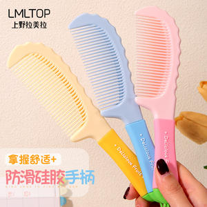 Peine para el cabello LMLTOP con diseño de frutas de dibujos animados, tamaño grande, mango de silicona suave para peinar y alisar el cabello SY750 - Product Image 3