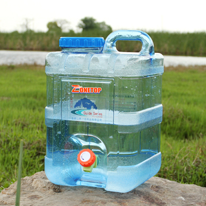 Eco-Friendly Plastic PC Material 10 Litre 15 l 20 Ltr Liter Drinking Mineral <strong>Water</strong> <strong>Jar</strong> With Handle and Tap - Product Image 4