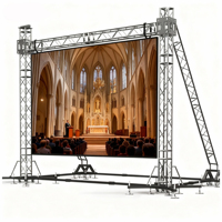 Écran LED P3.91 pour événements scéniques, panneau d'affichage IP65, mur vidéo de location extérieur/intérieur avec animation pour DJ, église, concert