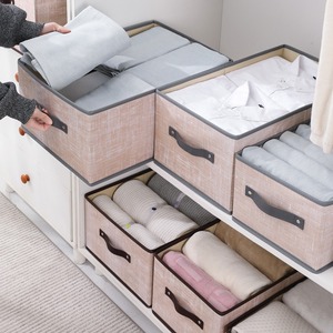 Chất lượng cao không dệt ngăn kéo hộp lưu trữ có thể gập lại đồ lót quần hộp lưu trữ tủ quần áo lưu trữ tủ quần áo tổ chức - Product Image 3