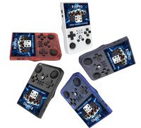 Consola de Juegos Portátil R36Pro con Pantalla IPS de 3.5 Pulgadas y Resolución de 640x480, 20000 Juegos Integrados, 64GB/128GB, Rockchip RK3326, 4000mAh