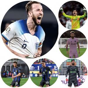 Venta al por mayor Impreso Estrella de fútbol Ronaldo PVC Focal Bead Fútbol Fan Beads Pen Decoraciones con equipos deportivos Fans - Product Image 3