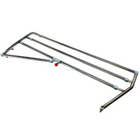 Barrière de lit d'hôpital en acier inoxydable, moderne, suspendue, semi-fermée, avec double système de protection, pour équipement d'aide aux soins manuel