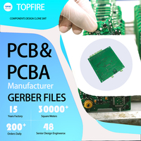 Système de lavage de voitures intelligent personnalisé, carte de commande principale, circuit imprimé PCB PCBA TOPFIRE TPF011 FR-4 HASL sans plomb