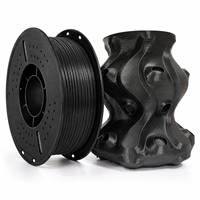 Filament d'imprimante 3D TPU 95A 1,75 mm 1 kg Noir pour imprimantes 3D compatibles Bambu Lab et Creality, prototypes flexibles