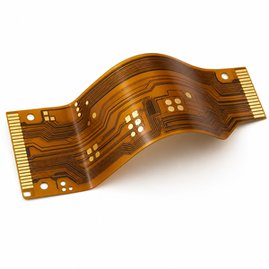 Circuit flexible FPC haute température, résistant à la chaleur 260°C, polyimide 2 couches, ENIG, personnalisé OEM - Product Image 2