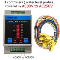Contrôleur de niveau de réservoir d'eau WIFI automatique à distance avec relais Détecteur de niveau de liquide intelligent Tuya Détecteur d'alarme de fuite
