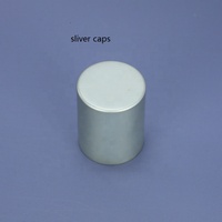 Bouchons de flacons de parfum et cosmétiques en alliage de zinc, plaqués or, cuivre, argent, carrés, personnalisés, anti-déversement et sécurisés pour les enfants