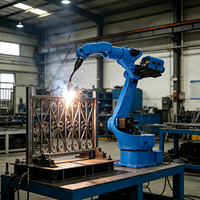 Robot de soudage à l'arc 6 axes personnalisable OEM, portée 1760 mm, charge utile 10 kg, CE ±0.05mm, IP54, bras creux, poignet CXR X6, robot best-seller