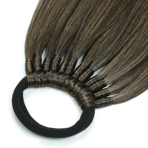 <span class=keywords><strong>Queue</strong></span> <span class=keywords><strong>de</strong></span> <span class=keywords><strong>Cheval</strong></span> Synthétique Lisse sur Bande Élastique, Postiche Longue Résistante à la Chaleur, Extensions <span class=keywords><strong>de</strong></span> <span class=keywords><strong>Cheveux</strong></span> pour Femmes - Product Image 4