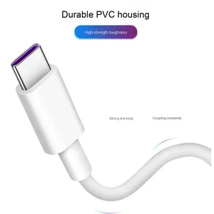 Bán buôn 1m mở rộng Type-C siêu nhanh Sạc Cáp <span class=keywords><strong>Android</strong></span> 5A Flash sạc cáp dữ liệu cho Huawei máy tính di động máy in - Product Image 5