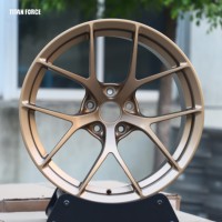 Jantes de voiture TITAN 5x112 concaves 18 19 20 21 22 23 24 pouces, jantes en aluminium bronze pour Mercedes Benz SLK55 E550 E350 G-Wagon