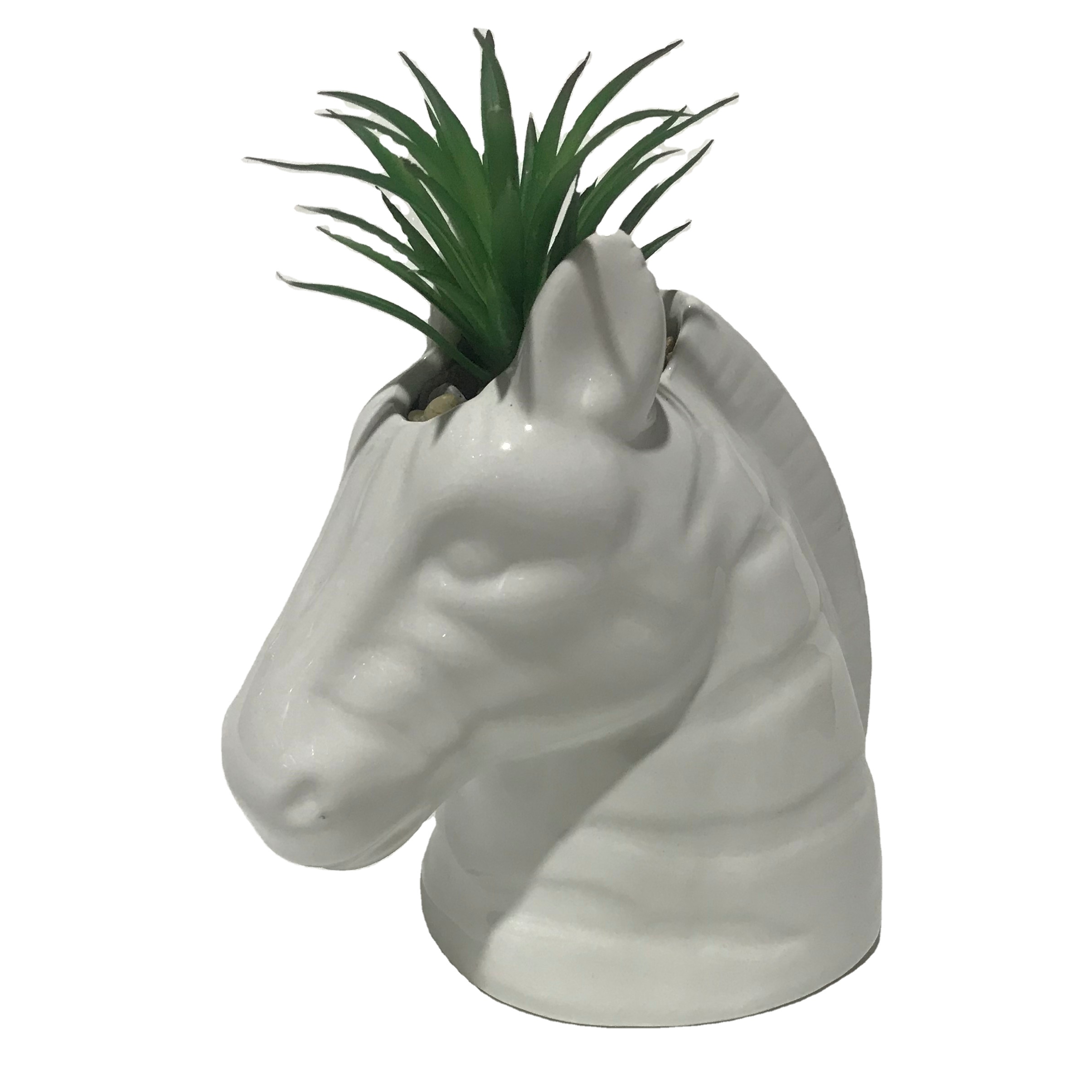 Horse Head Shape Ceramic Flower Pot, Customized Hand Painted Animal Shape  Porcelain Succulent Pots Planter| Alibaba.com