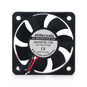 Aidecoolr 5010 DC Motor Fan su geçirmez 12 V 12 V soğutma fanı 3D yazıcılar diğer cihazlar en iyi markalı durumda küçük hava Blade mikro DC
