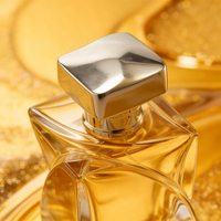 Vente en gros de flacons de parfum exclusifs en verre de 50 ml avec pulvérisateur à pompe et impression sérigraphique pour rehausser votre collection de parfums