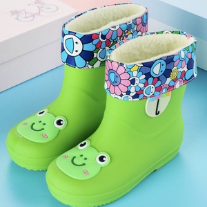 Nuovi Stivali da Pioggia in <span class=keywords><strong>Gomma</strong></span> per Bambine 2023, con Stampe <span class=keywords><strong>di</strong></span> Animali, Impermeabili e Traspiranti, per 4-6 Anni - Product Image 3