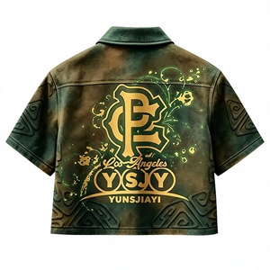 T-shirt Streetwear Homme Oversize Coupe Boxy Vintage Motif Pompier avec Bouton Mousqueton - Product Image 5