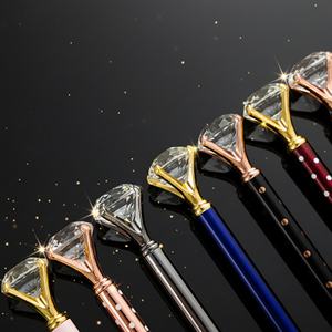 Bolígrafo Metálico Promocional Personalizado al por Mayor con Diamante Grande para Regalo Escolar - Product Image 2