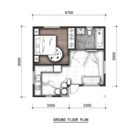 Casa Prefabricada de Lujo Tipo Villa con Materiales Sostenibles para Proyectos Residenciales, Resorts y Apartamentos