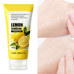 CHIC BEAUTE <span class=keywords><strong>Gel</strong></span> Exfoliante Espumoso de Limón, Purifica la Piel, Elimina Células Muertas y Sebo, Desobstruye los Poros, Exfoliante Facial Calmante - Product Image 2