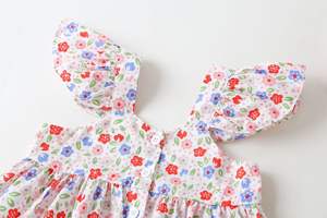 Vêtements vintage en gros pour ensemble de vêtements pour bébé, ensembles 3 pièces pour l'été, pour dormir - Product Image 2