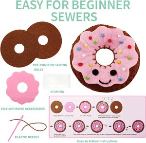 Bộ Dụng Cụ May Vá Nghệ Thuật Thủ Công Mỹ Nghệ Tự Làm Theo Sở Thích Sáng Tạo Giáo Dục Sớm Theo Xu Hướng Chuyên Nghiệp - Product Image 5