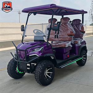 Voiturette <span class=keywords><strong>de</strong></span> <span class=keywords><strong>golf</strong></span> électrique <span class=keywords><strong>de</strong></span> luxe 4 places avec lumières LED colorées, batterie au lithium 48V/60V/72V, vente en gros - Product Image 6