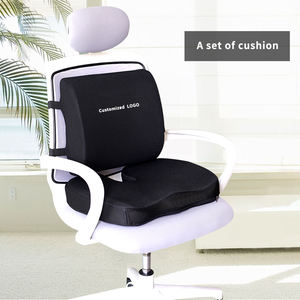 Satu Set bantalan busa memori ortopedi Coccyx dan bantal busa memori penopang pinggang - Product Image 3