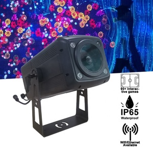Nouvelle version 1000lm LED extérieur sol <span class=keywords><strong>mur</strong></span> bâtiment Projection cartographie Gobo projecteur vidéo interactif - Product Image 2