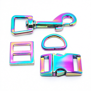 Hebillas DE SEGURIDAD DE METAL separables al por mayor para collares de perros y gatos con patrón de animales y decoración de remaches - Product Image 1