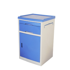 Medical <b>Bedside</b> <b>Table</b> ABS Plastic Multi Functional Hospital Cabinet With Drawers And Shelves For Bedroom And Ward Use - Product Image 2