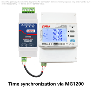 Analizador de Energía Trifásico EM4372 5(65)A, Medidor de Energía ~ 65A ~ Modbus ~ Medidor Inteligente de kWh ~ Certificado MID, Medidor Trifásico Inteligente EM4372 - Product Image 3