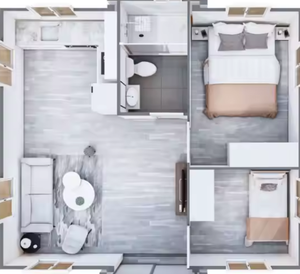 Casas Modulares <span class=keywords><strong>en</strong></span> Oferta, Villas Prefabricadas de Lujo a Bajo Costo, 8 Dormitorios, Diseño Moderno, <span class=keywords><strong>Apartamentos</strong></span>, Hoteles, <span class=keywords><strong>Airbnb</strong></span> - Product Image 6