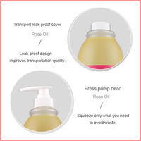 Huile de massage pour le corps et le visage 1L pour salon de beauté avec des huiles essentielles de rose, de lavande, de camomille et d'arbre à thé