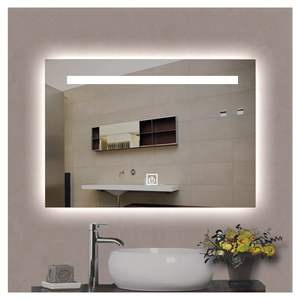 Prima Modern Design Wall <strong>Mirror</strong> Decorative for Home Hotel Living Room <strong>Mirrors</strong> Large Smart <strong>Half</strong> Moon <strong>Mirror</strong> With Led Light - Product Image 4