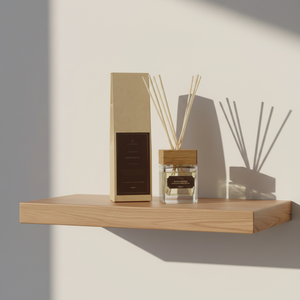 Aikun Low MOQ Quick Turn Ecommerce OEM Sandalwood 30 Day 100ml Square Glass <b>Reed</b> <b>Diffuser</b> Kraft Gift Box Set For Sunlit Shelf - Product Image 1