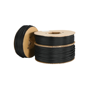 Funda Trenzada de Extremo Abierto para Cables, Retardante de Llama, Cubierta Protectora para Arnés de Cableado Automotriz, Funda Textil Aislante para Cables - Product Image 2