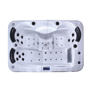 Jacuzzi Exterior con Sistema Balboa, <span class=keywords><strong>Spa</strong></span> de Lujo para Masajes, Bañera de Hidromasaje para Jardín o Villa - Product Image 1