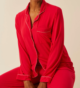 Pyjama pour femmes fabriqué par le fabricant, ensemble à manches longues, pyjama féminin, tenue de maison printemps, ensemble de vêtements de nuit en maille douce pour femmes, pyjama en modal - Product Image 1