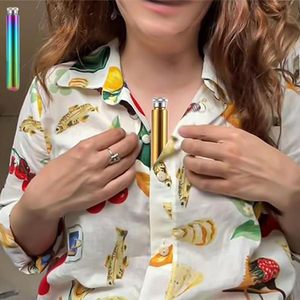 Botella de Acero Inoxidable con Forma de Cigarro, de 1.5 oz, con Fondo Redondo Largo, para Venta al Por Mayor - Product Image 3