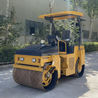 Compacteur à rouleaux routiers de 3 tonnes avec transmission hydraulique intégrale et fréquence de vibration de 50 Hz YD360H