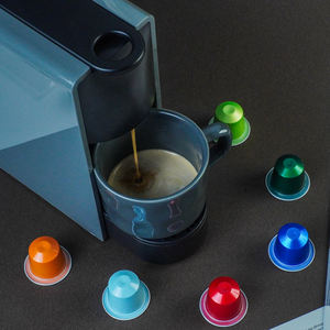 Wegwerp Aluminiumfolie Koffiecapsules Met Deksel Koffiemachine Specifiek Zakelijk En Draagbaar Aanpasbaar Koffietheegereedschap - Product Image 6