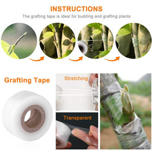 Kit d'outils de greffage et de taille pour arbres fruitiers et vignes, comprenant des cisailles de taille, des ciseaux et un coupe-câbles, avec poignée antidérapante - Product Image 6